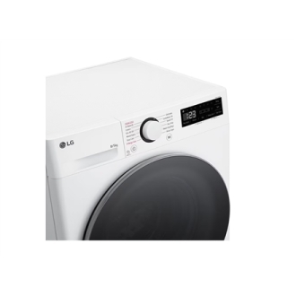 LG | Washing machine with dryer | F2DR508S1W | Energy efficiency class A-10%/E | Front loading | Washing capacity 8 kg | 1200 RP LG | Washing machine with dryer | F2DR508S1W | Energy efficiency class A-10%/E | Front loading | Washing capacity 8 kg | 1200 RP