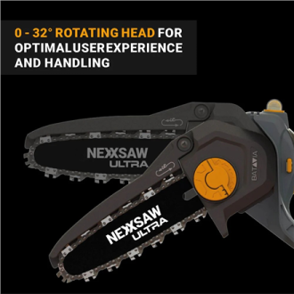Batavia B.V. | Chainsaw | 18V Nexxsaw Cordless Brushless One-Hand V3 Ultra, Without Battery and Charger | 17.78 cm Batavia B.V. | Chainsaw | 18V Nexxsaw Cordless Brushless One-Hand V3 Ultra, Without Battery and Charger | 17.78 cm