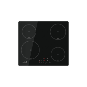 CATA Hob | IB 6324E2 BK | Induction | Number of burners/cooking zones 4 | Touch | Timer | Black