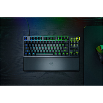 Razer Huntsman V3 Pro Tenkeyless 8KHz | Gaming keyboard | Wired | US | Razer Analog Optical Switch Gen-2 | Black Razer Huntsman V3 Pro Tenkeyless 8KHz | Gaming keyboard | Wired | US | Razer Analog Optical Switch Gen-2 | Black