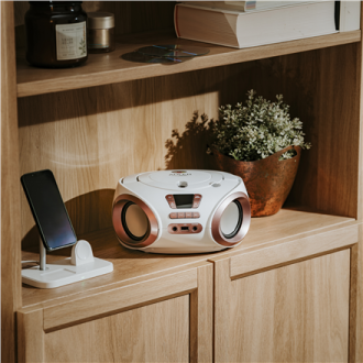 Adler | CD-MP3 Boombox | AD 1181 | Speakers | USB connectivity | FM