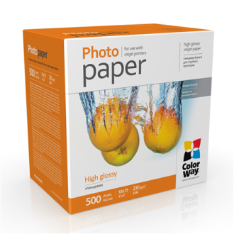 ColorWay Photo Paper, 500 sheets | High Glossy | 230 g/m | 10x15 ColorWay Photo Paper, 500 sheets | High Glossy | 230 g/m | 10x15