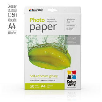 ColorWay Photo Paper, 50 sheets | Glossy | 135 g/m | A4 ColorWay Photo Paper, 50 sheets | Glossy | 135 g/m | A4