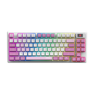 MSI FORGE GK600 TKL WIRELESS VIOLET | Gaming keyboard | Wireless | US | Mechanical Linear MSI FORGE GK600 TKL WIRELESS VIOLET | Gaming keyboard | Wireless | US | Mechanical Linear