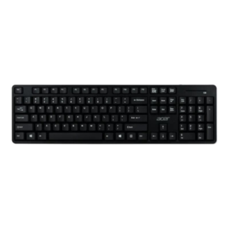 Acer Keyboard and Mouse AAK410 (Retail Pack) | Keyboard and Mouse Set | Wireless | US | Black Acer Keyboard and Mouse AAK410 (Retail Pack) | Keyboard and Mouse Set | Wireless | US | Black