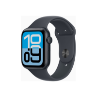 Apple Watch SE 3 GPS 44mm Midnight Aluminium Case with Midnight Sport Band - S/M | Apple