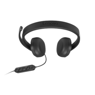 Lenovo Wired VoIP Headset 5000 (Teams) | Built-in microphone | USB Type-A, USB Type-C | Black Lenovo Wired VoIP Headset 5000 (Teams) | Built-in microphone | USB Type-A, USB Type-C | Black