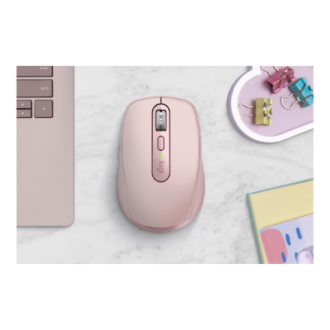Logitech | Mouse | MX Anywhere 3S | Wireless | Bluetooth | Pink Logitech | Mouse | MX Anywhere 3S | Wireless | Bluetooth | Pink