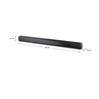 Sharp 2.0 Soundbar | HT-SB145 | 150 W | Bluetooth | Wireless connection | Black