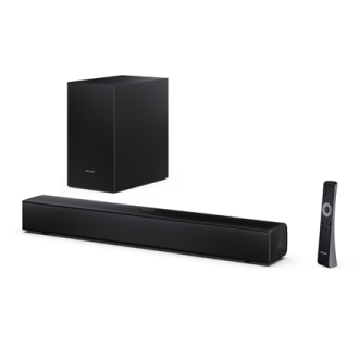 Sharp Compact 2.1 Soundbar with Wireless Subwoofer | HT-SBW121 | 240 W | Bluetooth | Wireless connection | Black Sharp Compact 2.1 Soundbar with Wireless Subwoofer | HT-SBW121 | 240 W | Bluetooth | Wireless connection | Black