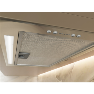 Whirlpool Hood | WCTH 63F LEB X | Built-in | Energy efficiency class B | Width 51.4 cm | 435 m /h | Electronic | LED | Inox