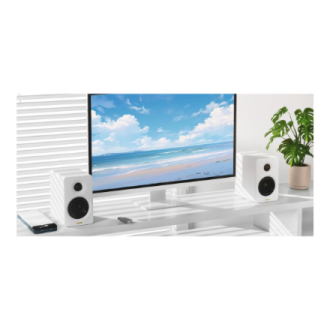 Edifier Compact Desktop 2.0 Speakers | M60 | 66 W | Bluetooth | Wireless connection | White