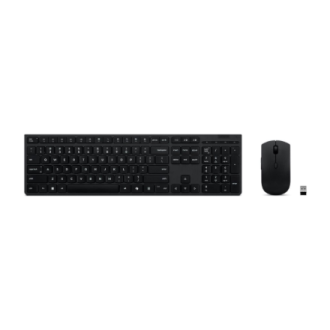 Lenovo Professional Wireless Rechargeable Combo Keyboard and Mouse | Keyboard and Mouse Set | Wireless | Mouse included | Blueto Lenovo Professional Wireless Rechargeable Combo Keyboard and Mouse | Keyboard and Mouse Set | Wireless | Mouse included | Blueto