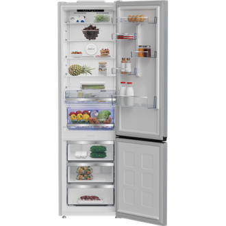 BEKO Refrigerator | B5RCNA416HXB | Energy efficiency class C | Free standing | Combi | Height 203.5 cm | No Frost system | Fridg BEKO Refrigerator | B5RCNA416HXB | Energy efficiency class C | Free standing | Combi | Height 203.5 cm | No Frost system | Fridg