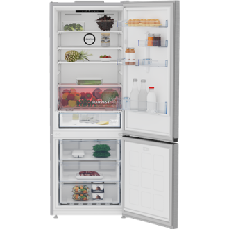 BEKO Refrigerator | B3RCNE564HXB | Energy efficiency class E | Free standing | Combi | Height 192 cm | No Frost system | Fridge BEKO Refrigerator | B3RCNE564HXB | Energy efficiency class E | Free standing | Combi | Height 192 cm | No Frost system | Fridge