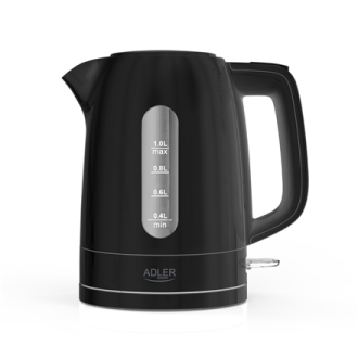 Adler Kettle | AD 1380b | Electric | 2200 W | 1 L | Polypropylene | 360 rotational base | Black Adler Kettle | AD 1380b | Electric | 2200 W | 1 L | Polypropylene | 360 rotational base | Black