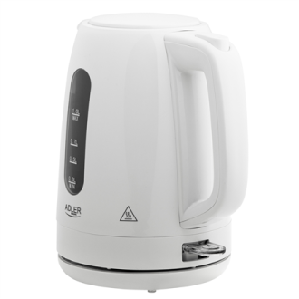 Adler Kettle | AD 1380w | Electric | 2200 W | 1 L | Polypropylene | 360 rotational base | White Adler Kettle | AD 1380w | Electric | 2200 W | 1 L | Polypropylene | 360 rotational base | White