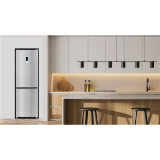 TCL Refrigerator | RP456BLE0 | Energy efficiency class E | Free standing | Combi | Height 201 cm | No Frost system | Fridge net 