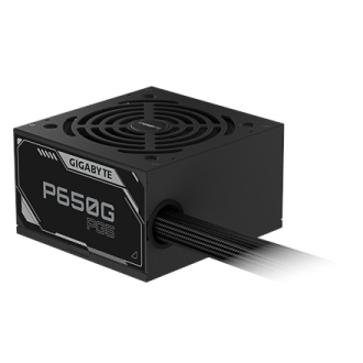 Gigabyte Power Supply | Processor family AMD | P650G PCIE 5.1 | 650 W | Processor socket AM4 | DDR4 DIMM | Memory slots 2 | Supp