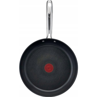 TEFAL Pan | G7320434 Duetto+ | Frying | Diameter 24 cm | Suitable for induction hob | Fixed handle | Black/Silver