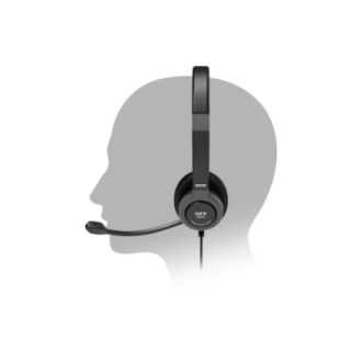 PORT CONNECT | Stereo USB Headphone PRO ON'R 300 | Wired | On-ear | Black | Noise canceling