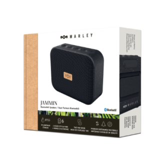 Marley Speaker | Jammin | Waterproof | Bluetooth | Wireless connection | Portable | Signature Black Marley Speaker | Jammin | Waterproof | Bluetooth | Wireless connection | Portable | Signature Black