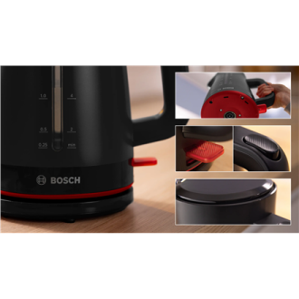Bosch Kettle | TWK3M123 MyMoment | Electric | 2400 W | 1.7 L | Plastic | 360 rotational base | Black Bosch Kettle | TWK3M123 MyMoment | Electric | 2400 W | 1.7 L | Plastic | 360 rotational base | Black
