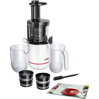Bosch MESM500W VitaExtract | Type Slow Juicer | White | 150 W | Number of speeds 1 Bosch MESM500W VitaExtract | Type Slow Juicer | White | 150 W | Number of speeds 1