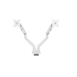 Arozzi Desk Mount | Neo Duo - Gas Spring Monitor Arm AZ-ALZARE-NEO-DUO-WT | Tilt, Swivel, Rotation | Maximum weight (capacity) 9