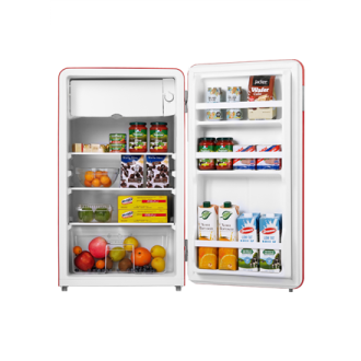 Midea Refrigerator | MDRD142SLE32 | Energy efficiency class E | Free standing | Larder | Height 83.5 cm | Fridge net capacity 93 Midea Refrigerator | MDRD142SLE32 | Energy efficiency class E | Free standing | Larder | Height 83.5 cm | Fridge net capacity 93