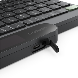Lenovo | Self-Charging | Keyboard | Bluetooth | Estonian | Black