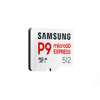Samsung P9 Express | 512 GB | microSD | Flash memory class U3, V30, A1 Samsung P9 Express | 512 GB | microSD | Flash memory class U3, V30, A1