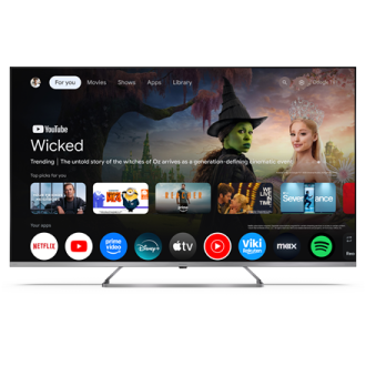Sharp 4K QLED MiniLED TV | 50JP7265E | 50 | Smart TV | Google TV | UHD | Silver Sharp 4K QLED MiniLED TV | 50JP7265E | 50 | Smart TV | Google TV | UHD | Silver