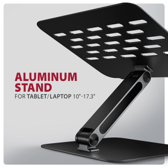 AXAGON STND-LQB stand for notebooks and tablets | Adjustable Height, Angle | 10-17.3 AXAGON STND-LQB stand for notebooks and tablets | Adjustable Height, Angle | 10-17.3