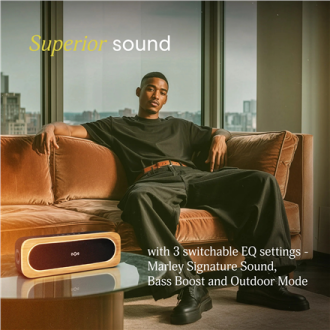 Marley Speaker | Get Together 3 | Bluetooth | Wireless connection | Signature Black Marley Speaker | Get Together 3 | Bluetooth | Wireless connection | Signature Black
