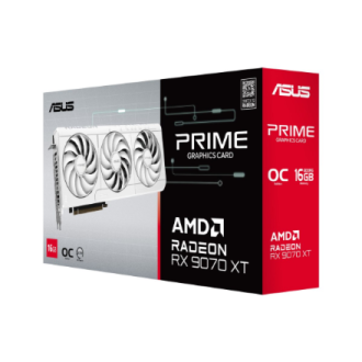Asus Prime Radeon RX 9070 XT White OC Edition 16GB GDDR6 | AMD | 16 GB | Radeon RX 9070 XT | GDDR6 | HDMI ports quantity 1 | PCI Asus Prime Radeon RX 9070 XT White OC Edition 16GB GDDR6 | AMD | 16 GB | Radeon RX 9070 XT | GDDR6 | HDMI ports quantity 1 | PCI