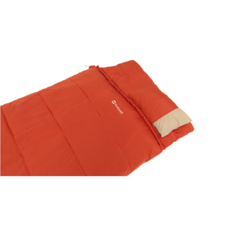 Outwell Contour Lux | Sleeping Bag | 220 x 85 cm | 2-way L-shape open-end with auto lock