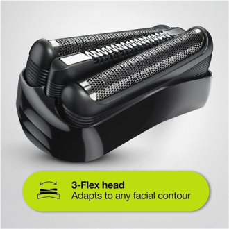 Braun Shaver | 300BT Series 3 | Operating time (max) 30 min | NiMH | Black Braun Shaver | 300BT Series 3 | Operating time (max) 30 min | NiMH | Black