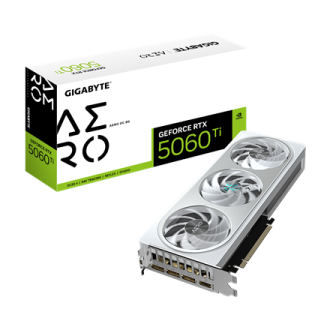 Gigabyte GeForce RTX 5060 Ti AERO OC 8G | NVIDIA | 8 GB | GeForce RTX 5060 Ti | GDDR7 | HDMI ports quantity 1 | PCI-E 5.0
