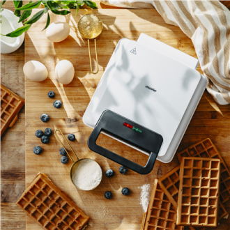 Mesko Waffle Maker | MS 3091 | 1800 W | Number of pastry 2 | Belgium | White Mesko Waffle Maker | MS 3091 | 1800 W | Number of pastry 2 | Belgium | White