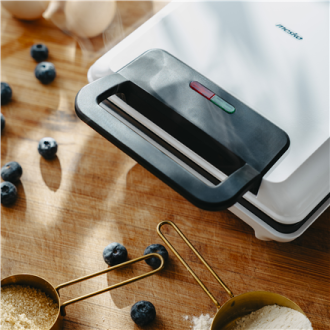 Mesko Waffle Maker | MS 3091 | 1800 W | Number of pastry 2 | Belgium | White Mesko Waffle Maker | MS 3091 | 1800 W | Number of pastry 2 | Belgium | White