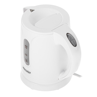 Mesko | Kettle | MS 1376 | Electric | 850 W | 0.8 L | Plastic | 360 rotational base | White