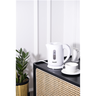 Mesko | Kettle | MS 1376 | Electric | 850 W | 0.8 L | Plastic | 360 rotational base | White