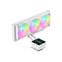Gamemax CPU Liquid Cooler | GLACIER 360 LCD WH | White Gamemax CPU Liquid Cooler | GLACIER 360 LCD WH | White