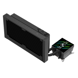 Gamemax CPU Liquid Cooler | GLACIER 240 LCD BK | Black Gamemax CPU Liquid Cooler | GLACIER 240 LCD BK | Black