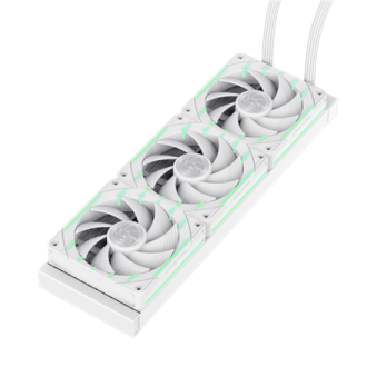 Gamemax CPU Liquid Cooler | HAILSTORM 360 LCD WH | White Gamemax CPU Liquid Cooler | HAILSTORM 360 LCD WH | White
