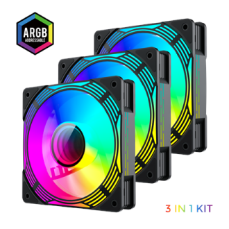Gamemax Case Fan | KF300 BK | Black