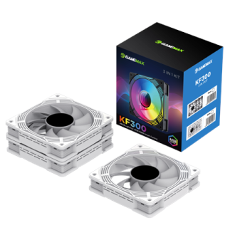 Gamemax Case Fan | KF300 WH | White Gamemax Case Fan | KF300 WH | White