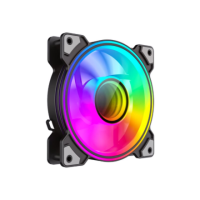 Gamemax Case Fan | DUAL RING INFINITY BK | Black Gamemax Case Fan | DUAL RING INFINITY BK | Black
