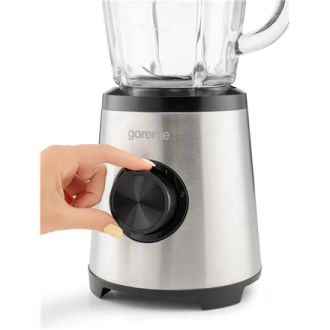Gorenje Blender | B1300E | Tabletop | 1300 W | Jar capacity 1.75 L | Jar material Plastic | Black/Stainless steel